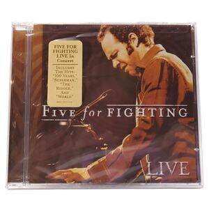 Five for Fighting Live in Concert Music CD Brand New Sealed Columbia 2007